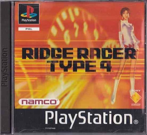 Ridge Racer Type 4 + Hi-spec demo - PS1 (B Grade) (Used) (eng)